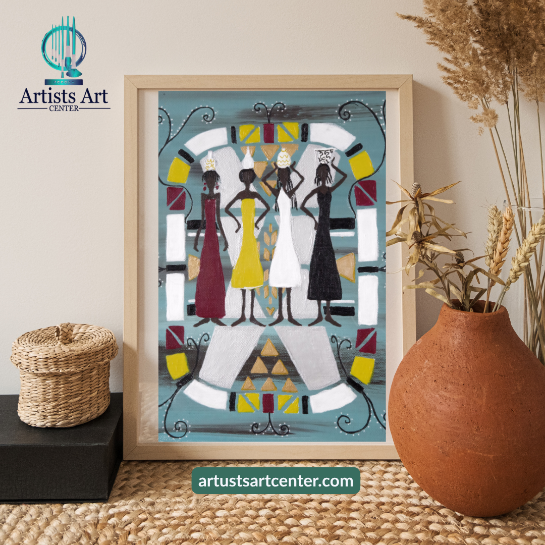 Hue & Heritage - Four Standing (Canvas Print) - Image 2