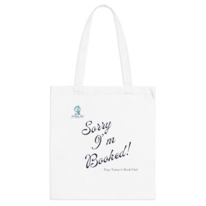 Tote Bag – Sorry I’m Booked! Page Turner’s Book Club